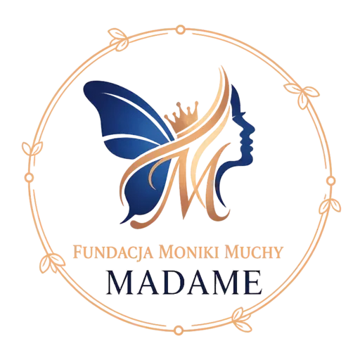 Logo fundacji Moniki Muchy "Madame"